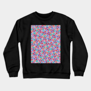 Colorful Circles Maze Crewneck Sweatshirt